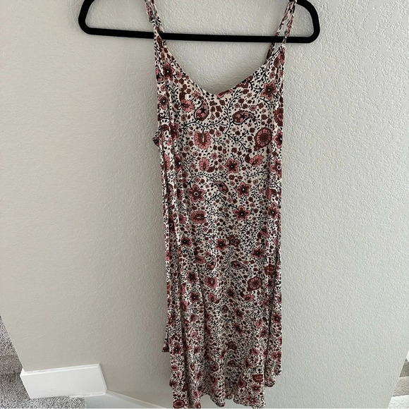 Amuse Society Adelaide Brown Floral Print Midi Dress - Picture 3 of 12